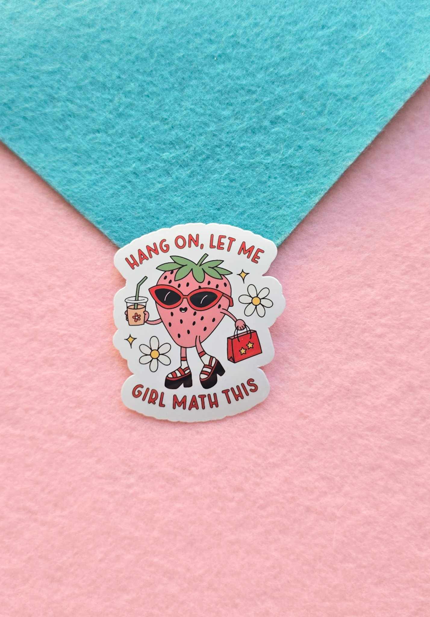 Hang On Let Me Girl Math This Sticker