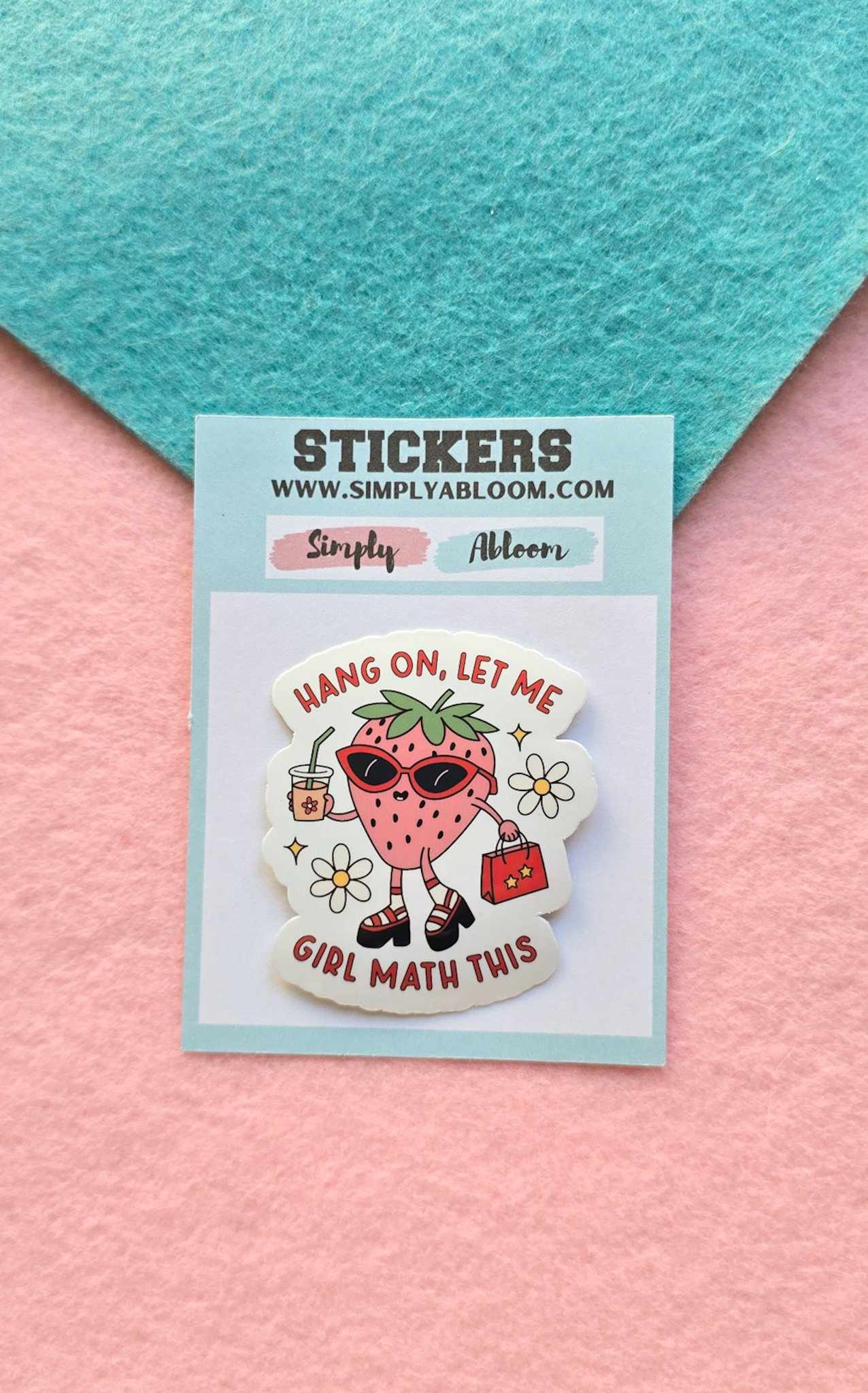 Hang On Let Me Girl Math This Sticker