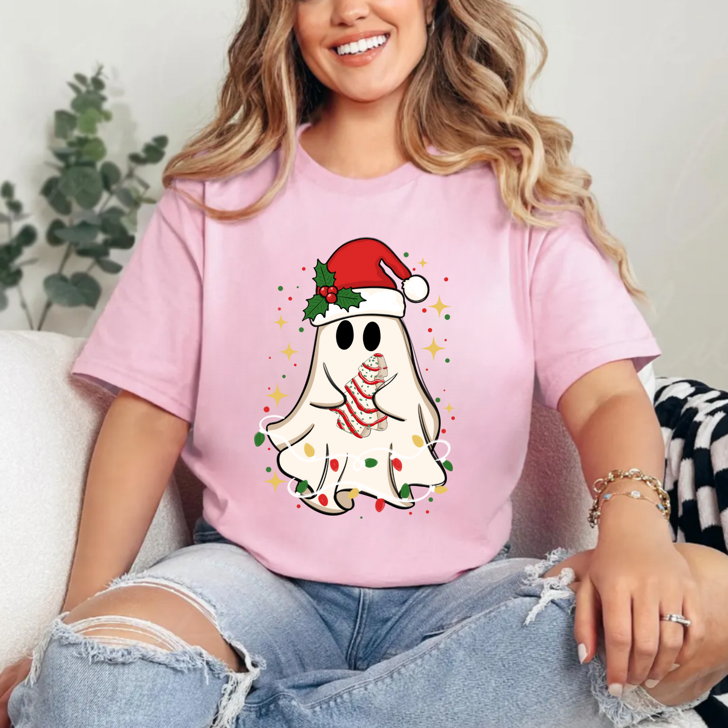 Christmas Ghosts Sweatshirt, Ghost Santa Sweatshirt, Christmas Shirt