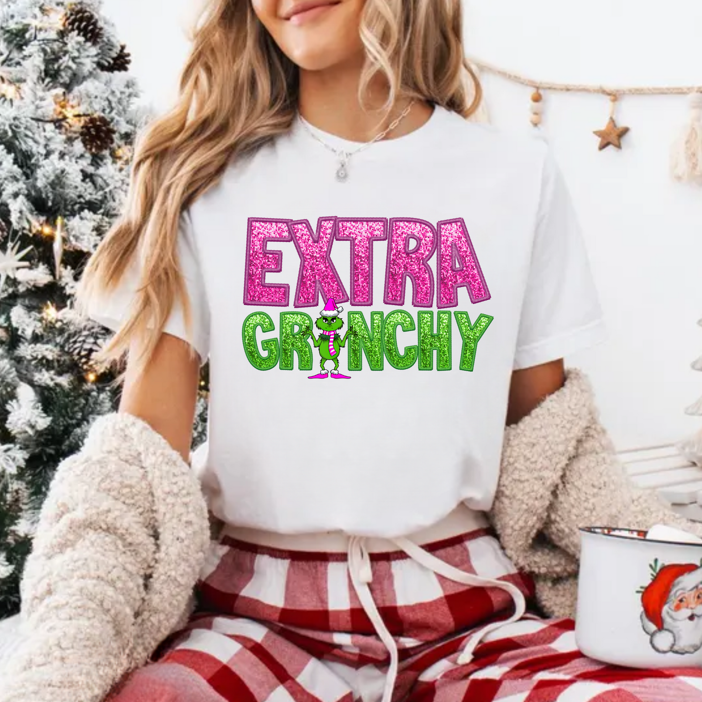 Extra Grinchy Sweatshirt, Christmas Shirt