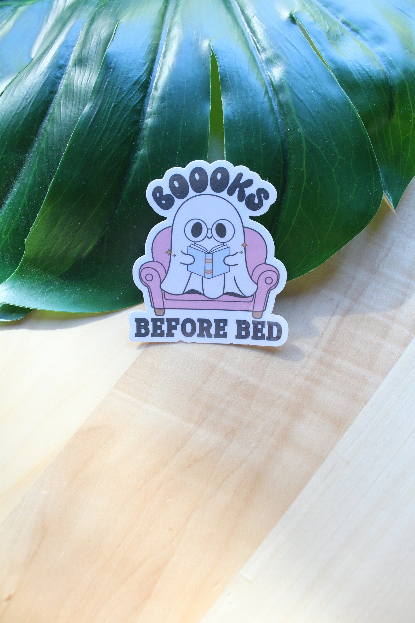 Boooks Before Bed Sticker