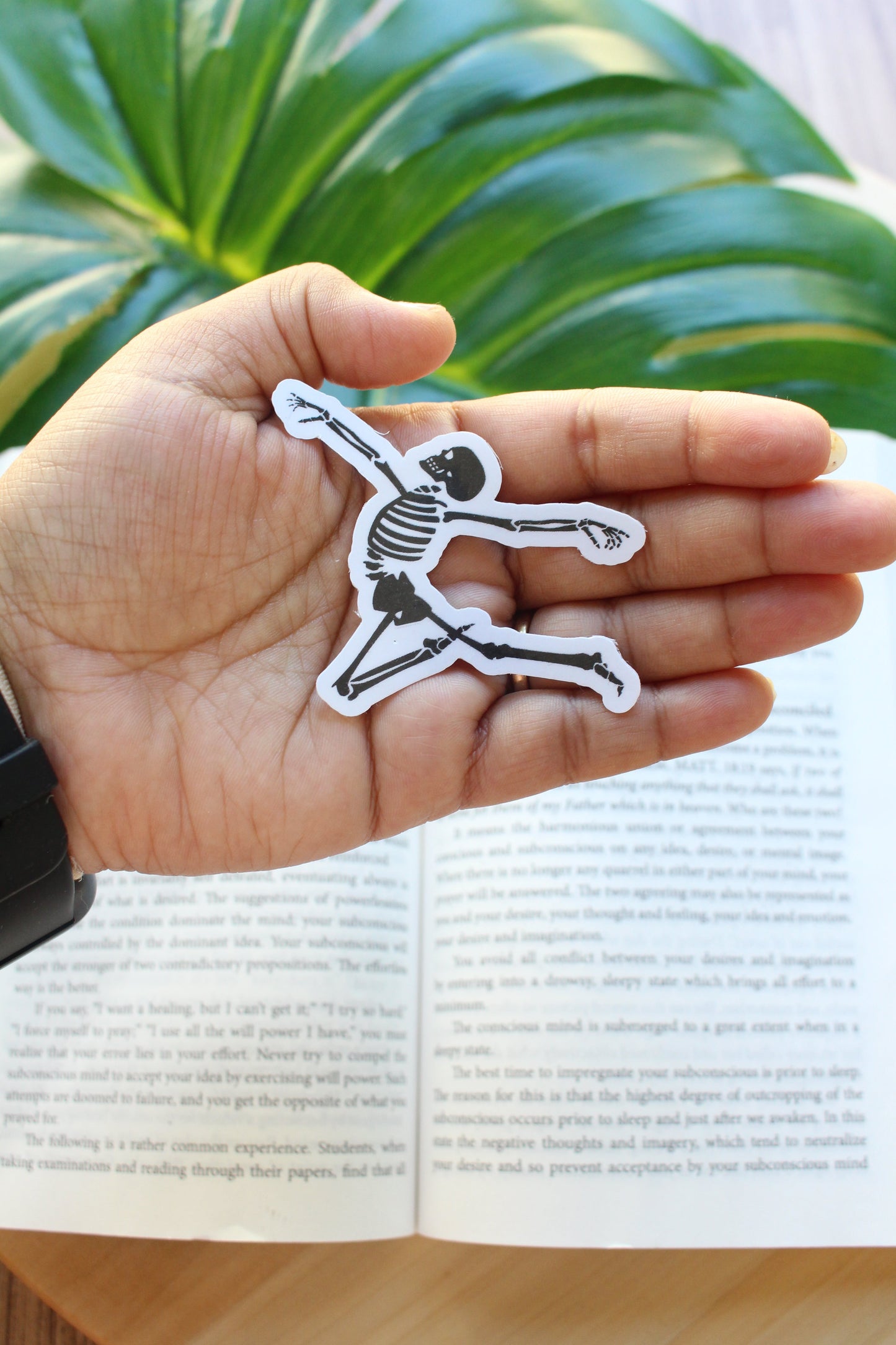 Dancing Skeleton Sticker, Halloween Sticker