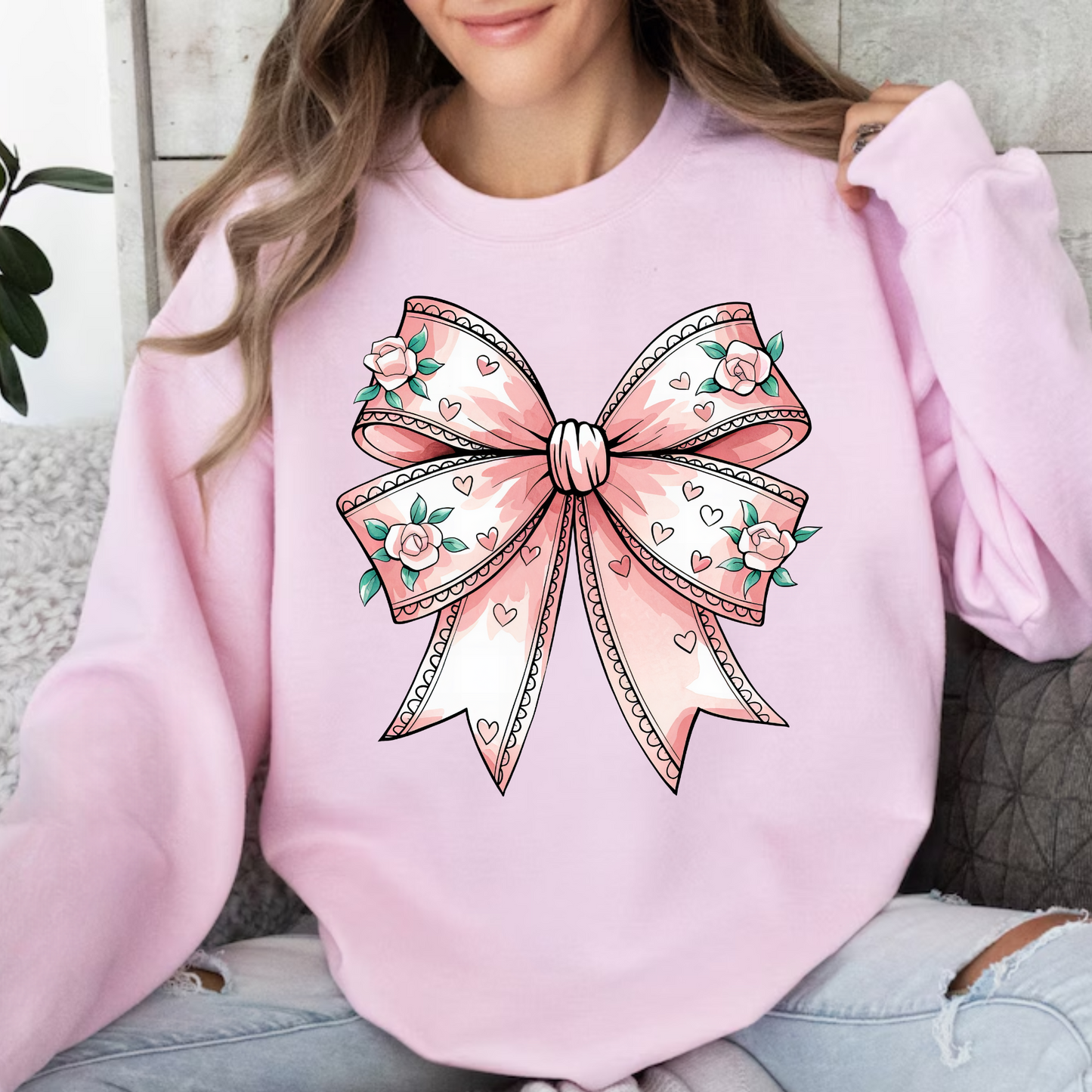 Valentine Bow Shirt & Sweatshirt