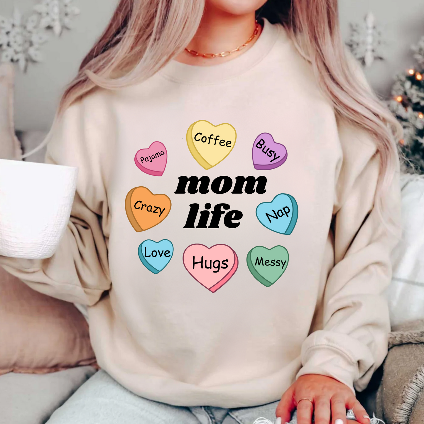 Mom Life Valentine Shirt & Sweatshirt