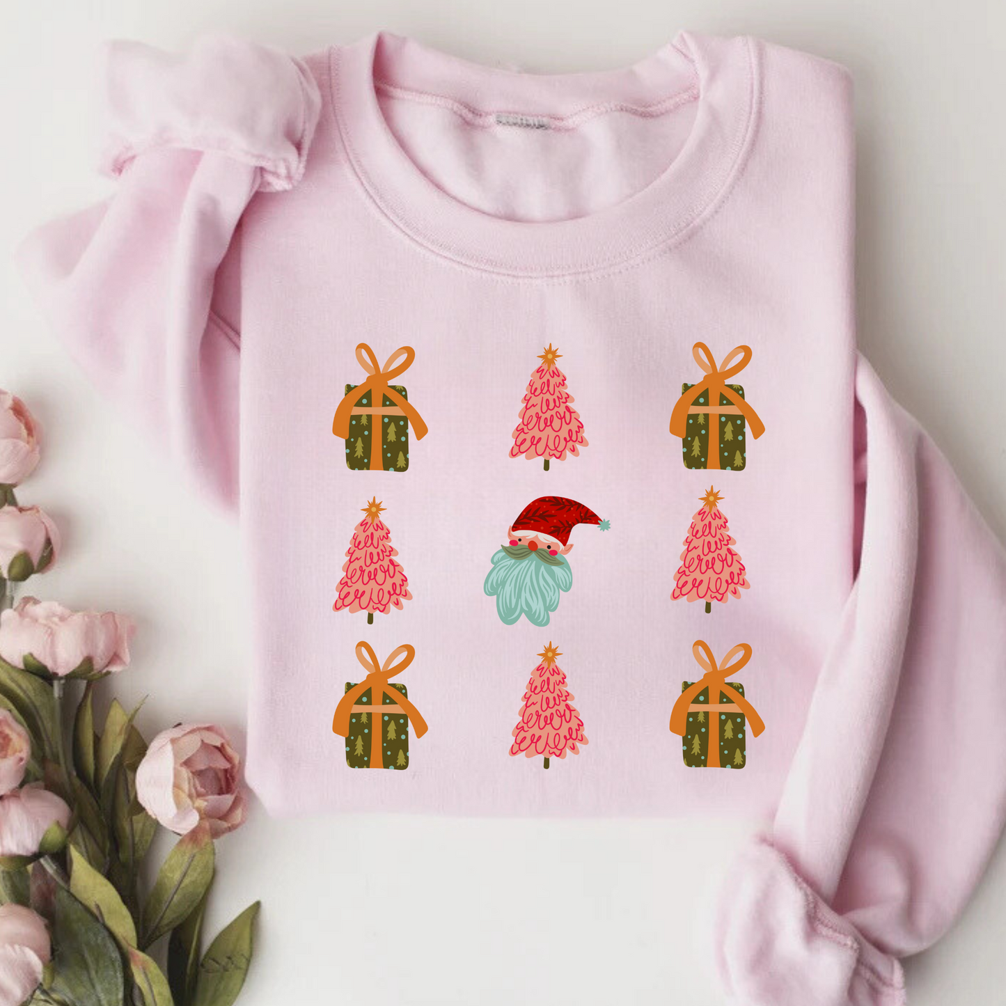 Coquette Retro Christmas Sweatshirt