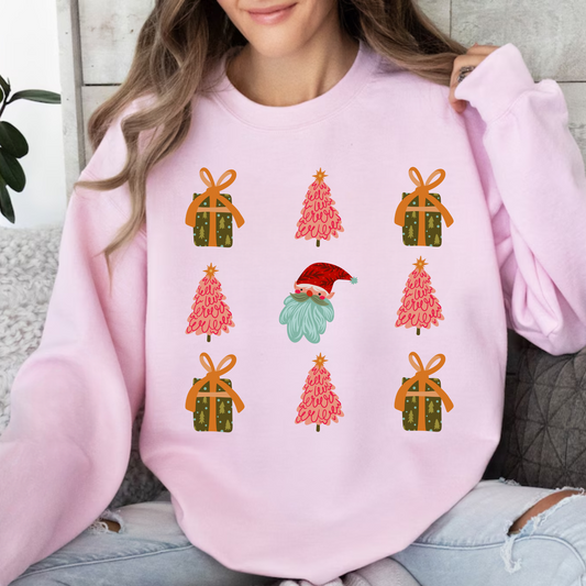 Coquette Retro Christmas Sweatshirt