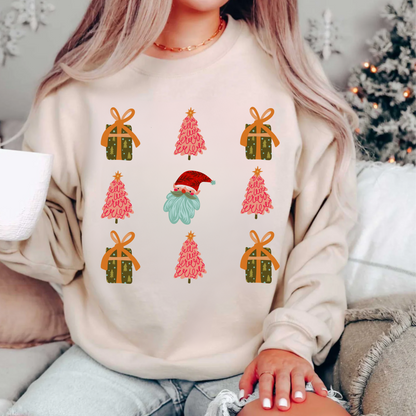 Coquette Retro Christmas Sweatshirt