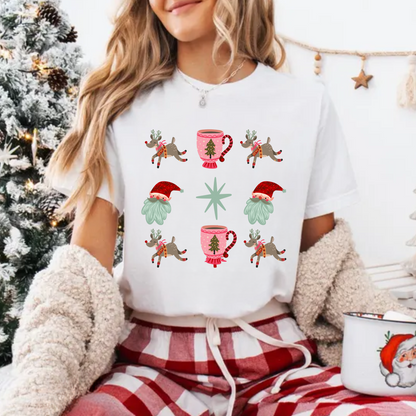 Coquette Retro Cup Christmas Sweatshirt