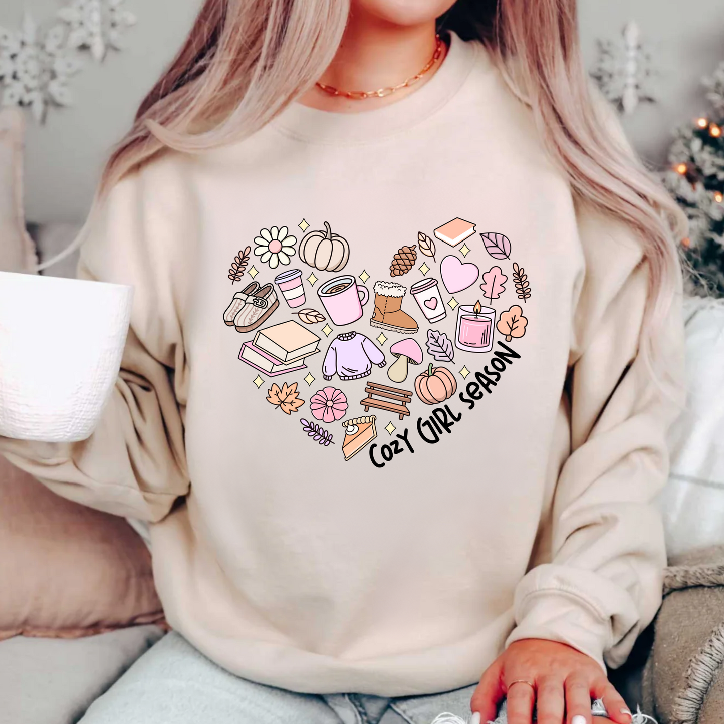 Cozy Girl Season Sweatshirt & Shirt
