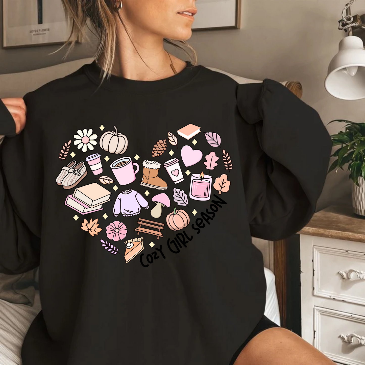 Cozy Girl Season Sweatshirt & Shirt
