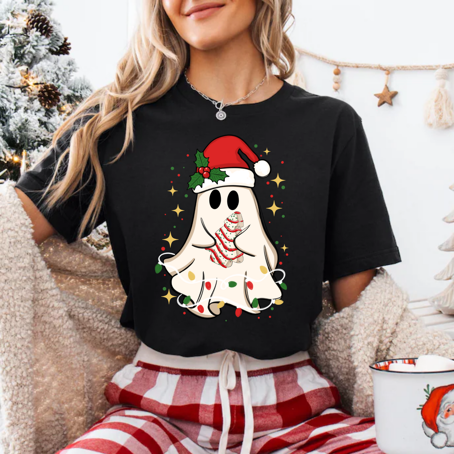 Christmas Ghosts Sweatshirt, Ghost Santa Sweatshirt,  Christmas Shirt