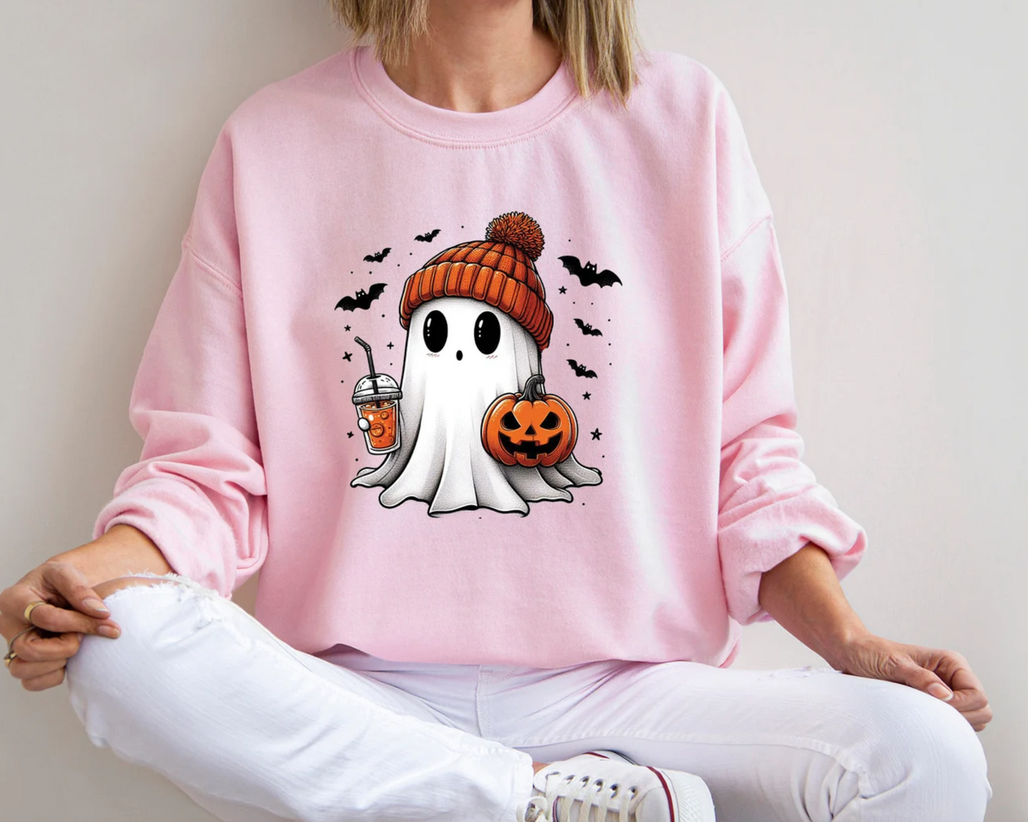 Cute Ghost Sweatshirt & Shirt