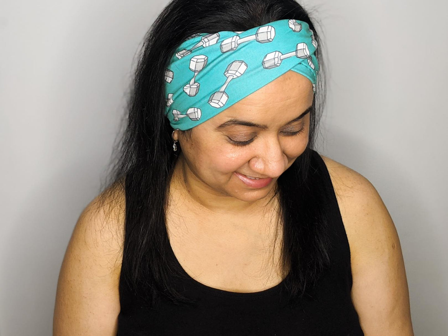 Dumbbell Twisted Headband