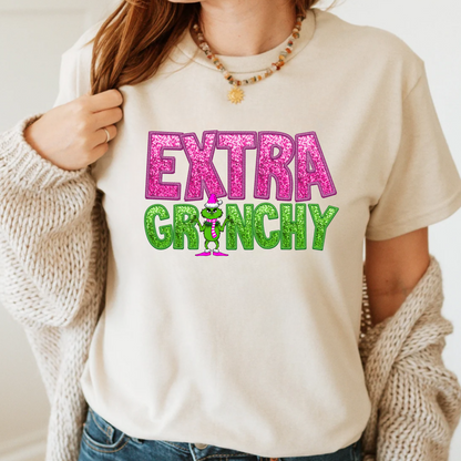 Extra Grinchy Sweatshirt,  Christmas Shirt