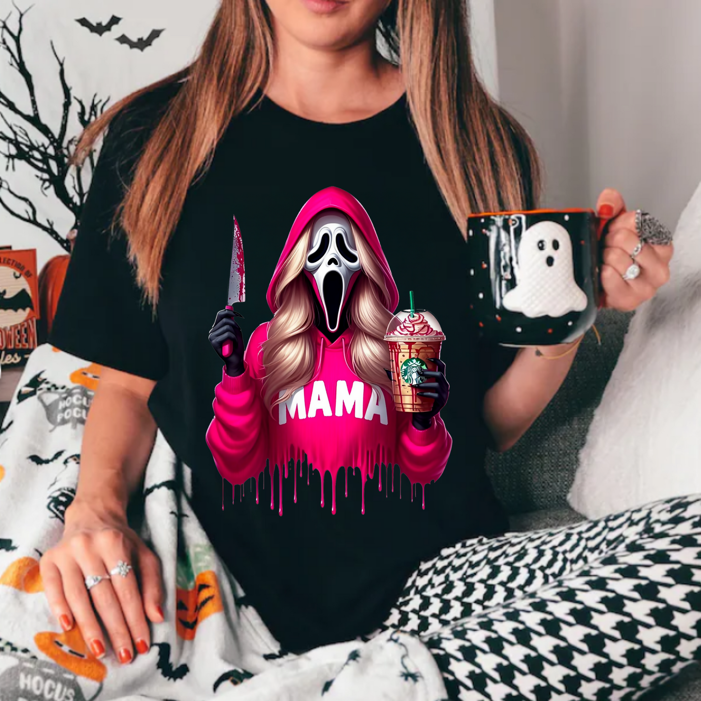 Spooky Coffee  Mama Shirt & Sweatshirt