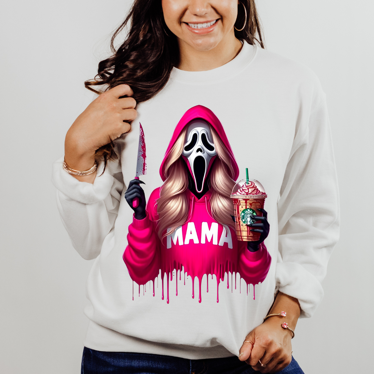 Spooky Coffee  Mama Shirt & Sweatshirt