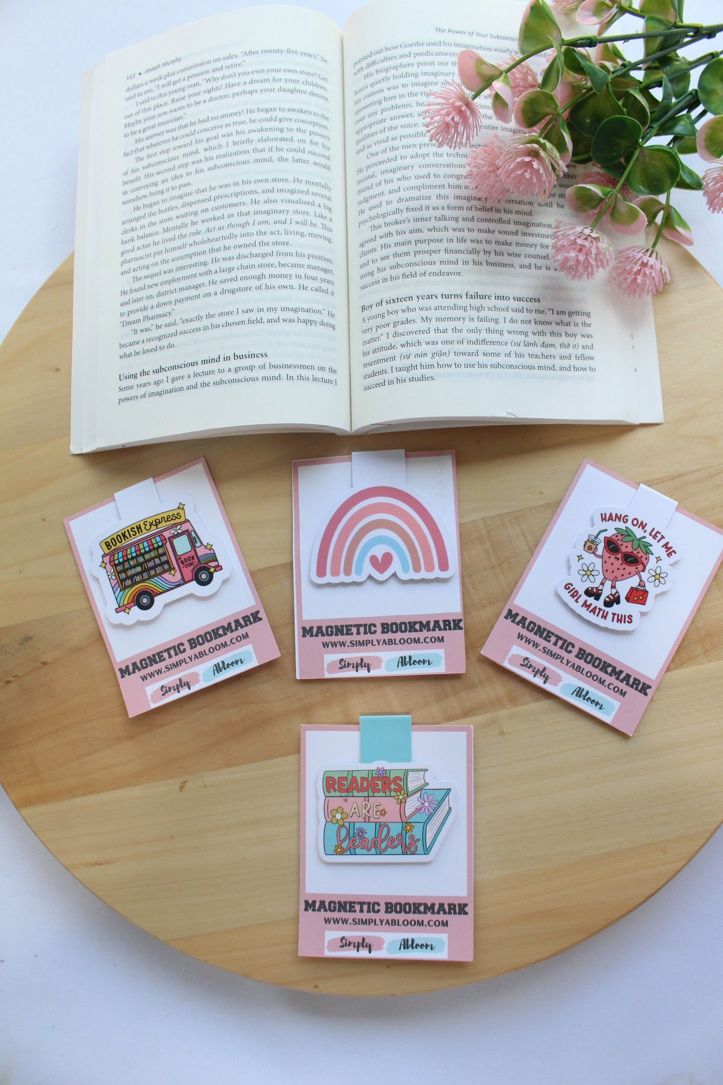 Rainbow Magnetic Bookmark