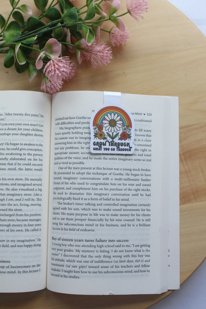 Grow Through What You Go Through Magnetic Bookmark