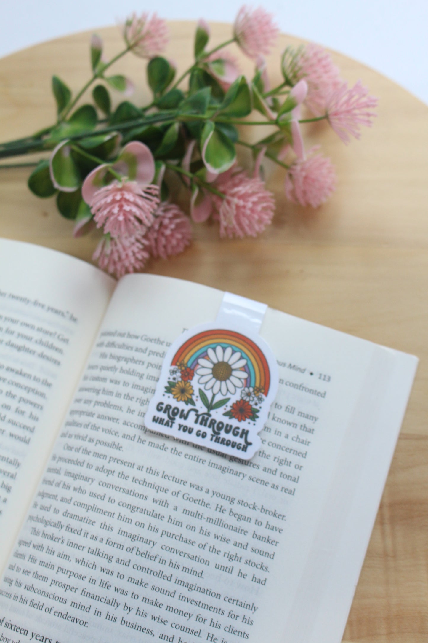 Grow Through What You Go Through Magnetic Bookmark