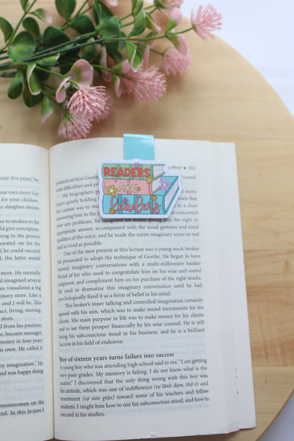 Readers Are Leaders Magnetic Bookmark