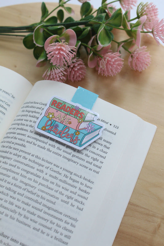 Readers Are Leaders Magnetic Bookmark