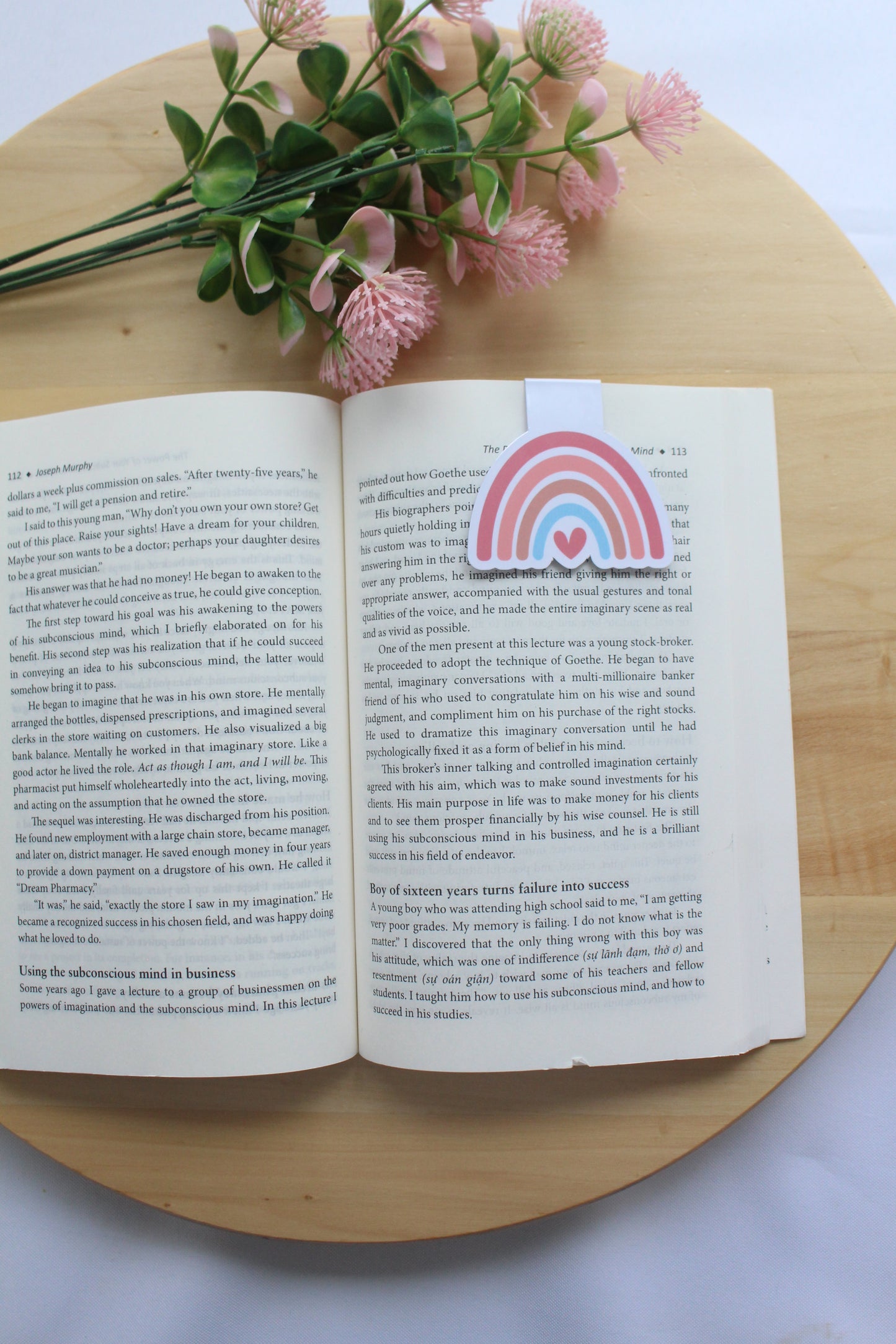 Rainbow Magnetic Bookmark