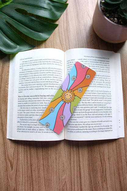 Groovy Sun Rainbow Bookmark