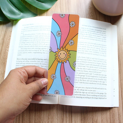Groovy Sun Rainbow Bookmark