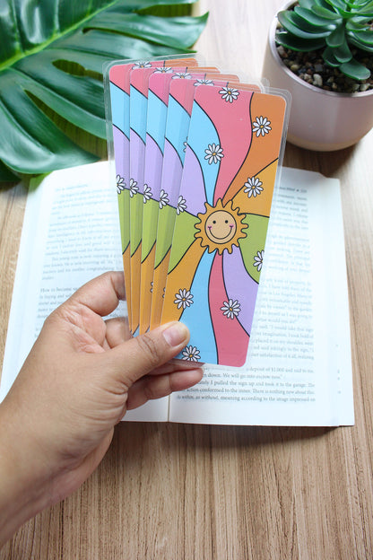 Groovy Sun Rainbow Bookmark
