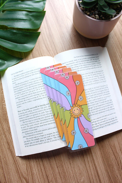 Groovy Sun Rainbow Bookmark