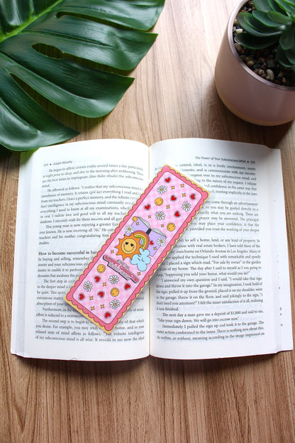 When The Grumpy Character Finally Smiles Bookmark