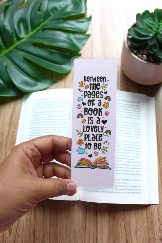 Between the pages of the book  Bookmark