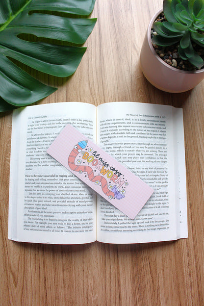Lil Miss Cozy Bookworm Bookmark