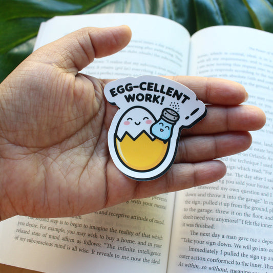 Egg cellent work sticker