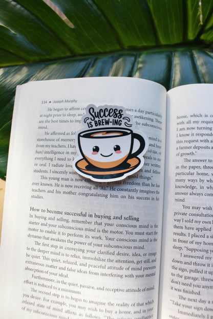 Success is brewing sticker