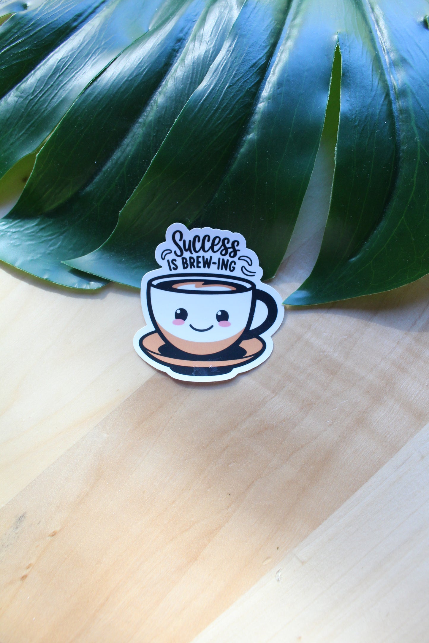 Success is brewing sticker