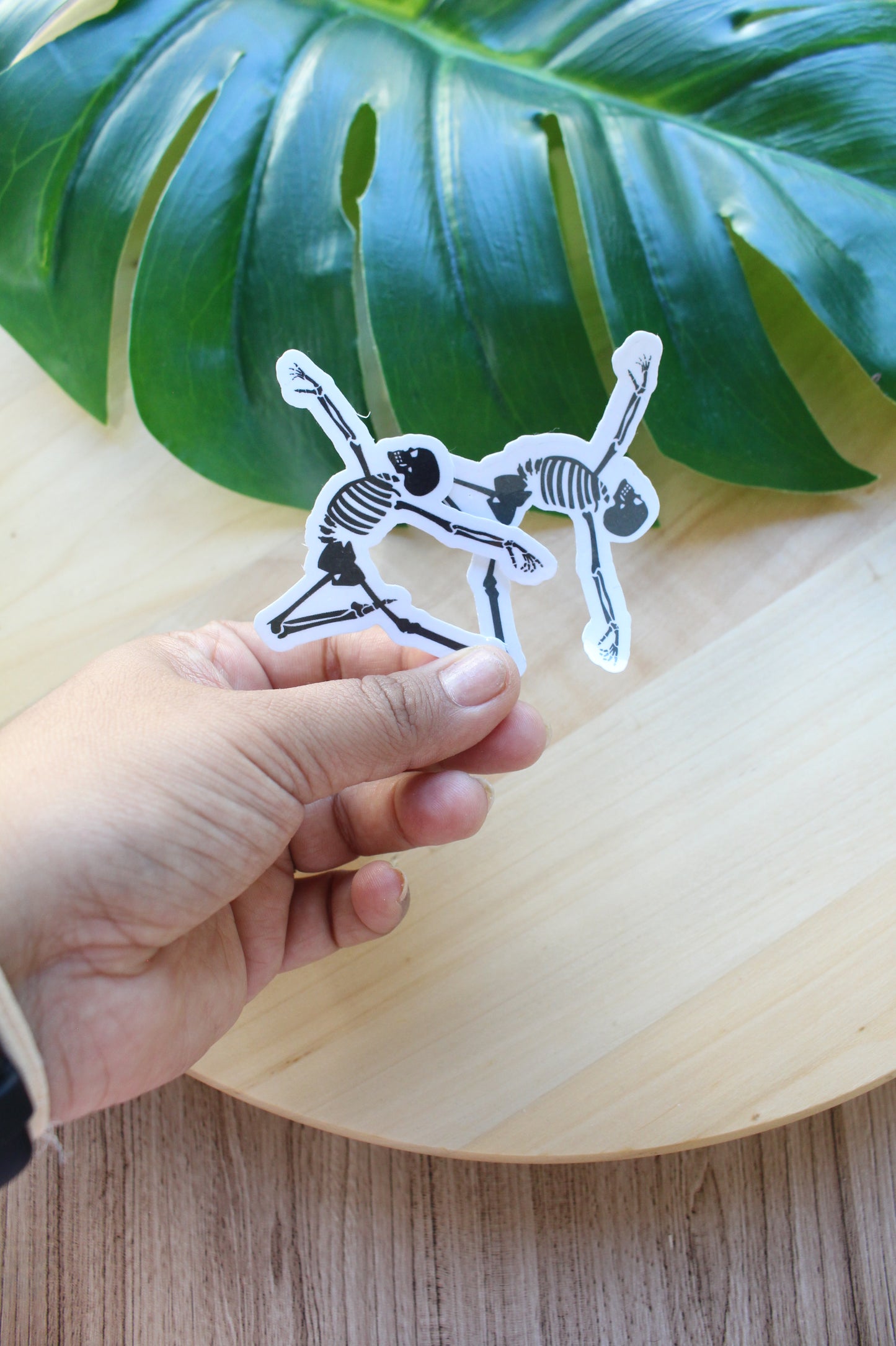 Dancing Skeleton Sticker, Halloween Sticker