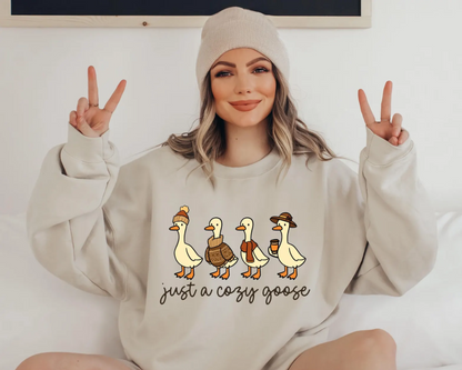 Just a Cozy Goose Shirt & sweatshirt