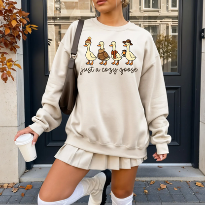 Just a Cozy Goose Shirt & sweatshirt
