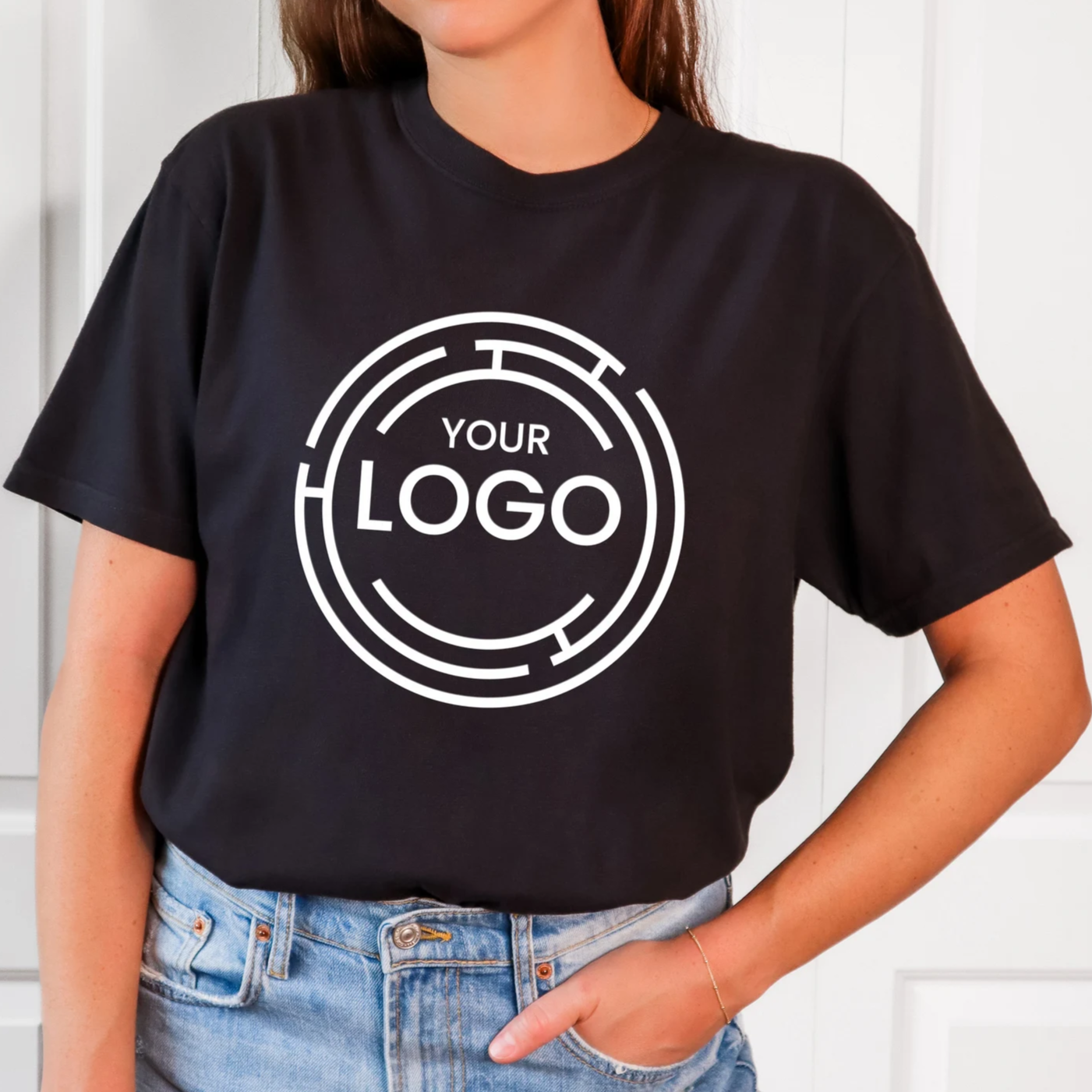 Gildan Heavy Cotton Custom Business Logo Shirts, Personalized Logo Shirts, Custom Tee