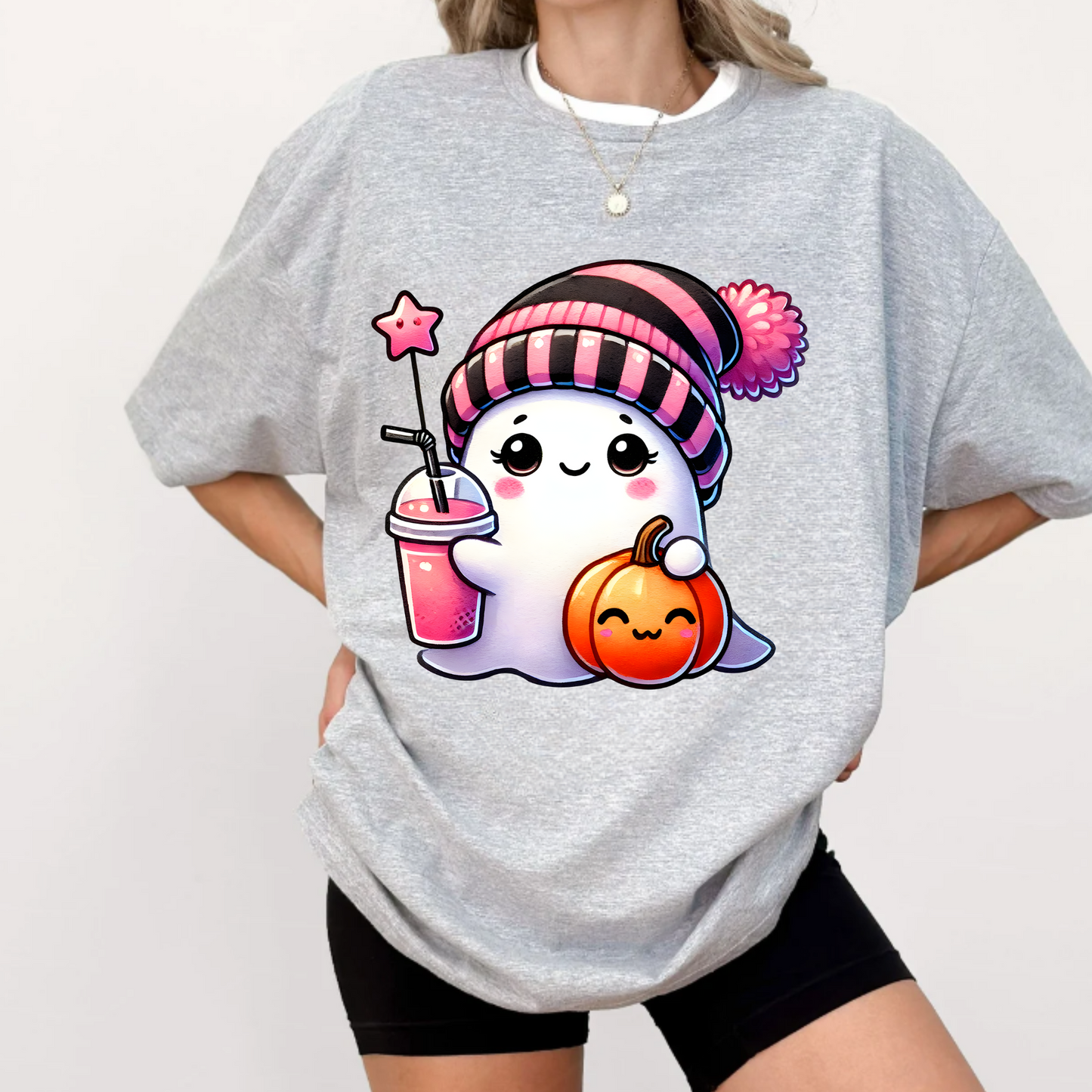 Cute Pink Ghost Shirt