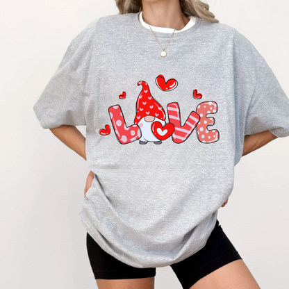 Love Gnome Valentine Shirt & Sweatshirt