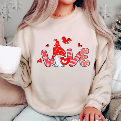 Love Gnome Valentine Shirt & Sweatshirt