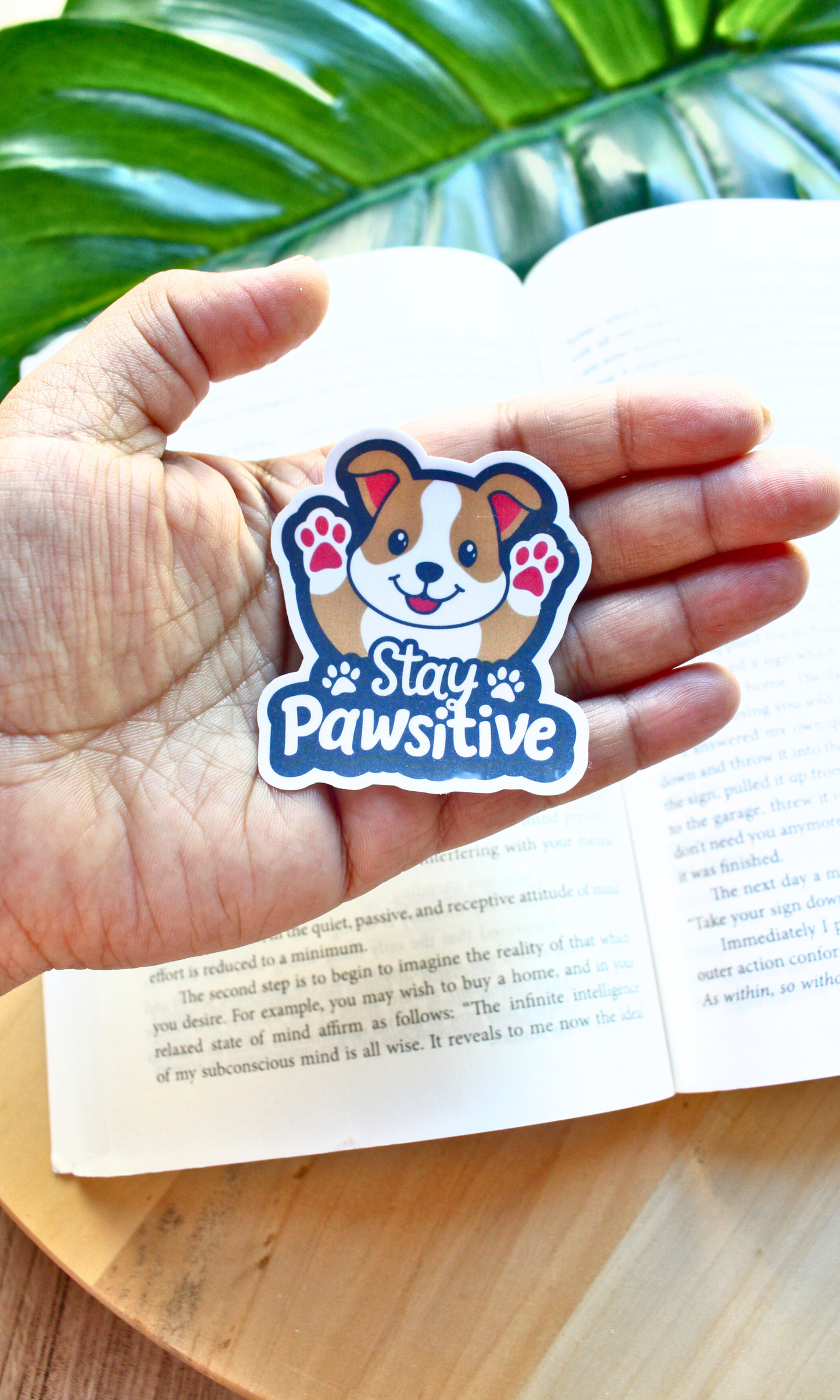 Think Pawsitive Sticker