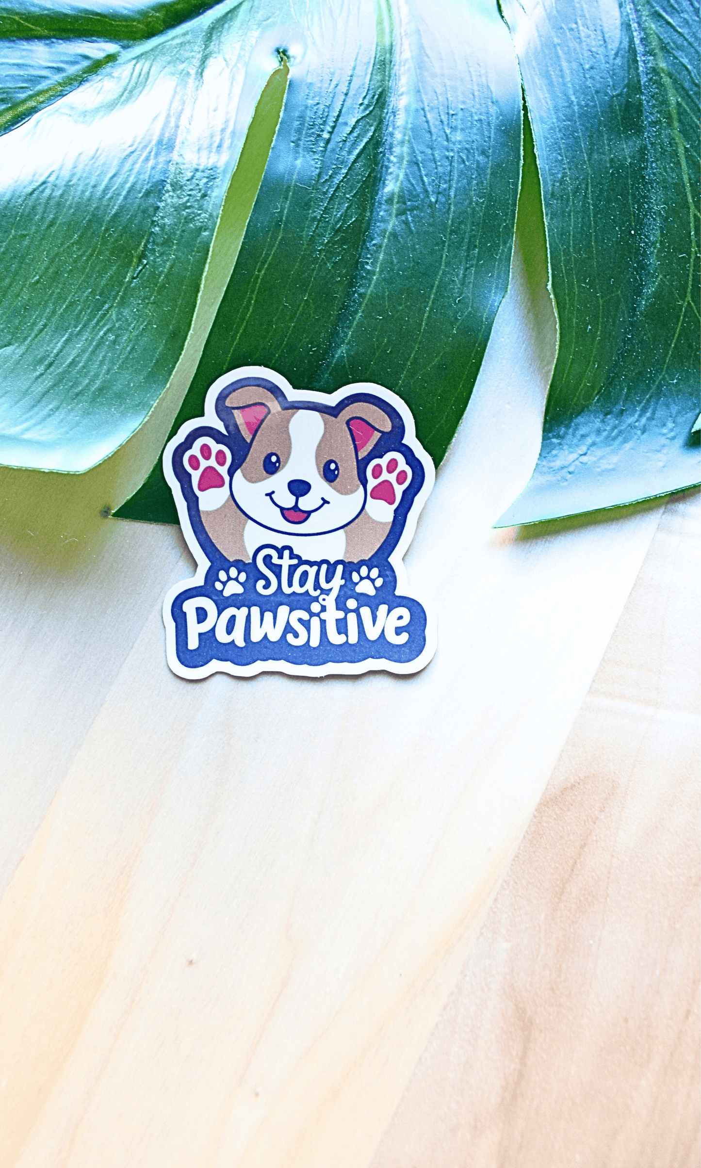 Think Pawsitive Sticker