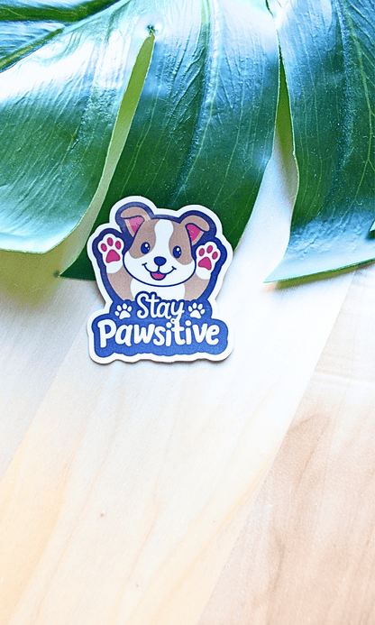 Think Pawsitive Sticker