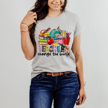 Teachers change the world Shirt & Sweatshirt