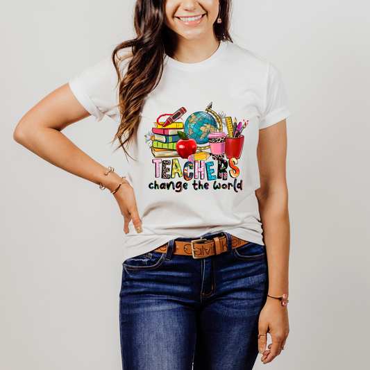 Teachers change the world Shirt & Sweatshirt