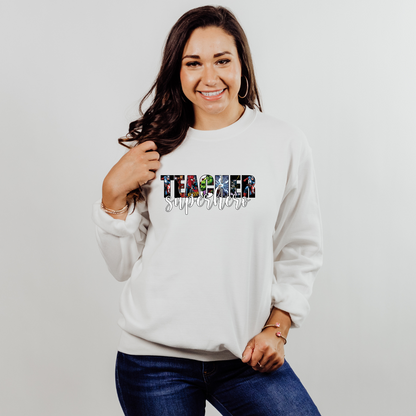 Teacher Superhero Shirt & Sweatshirt