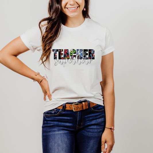 Teacher Superhero Shirt & Sweatshirt